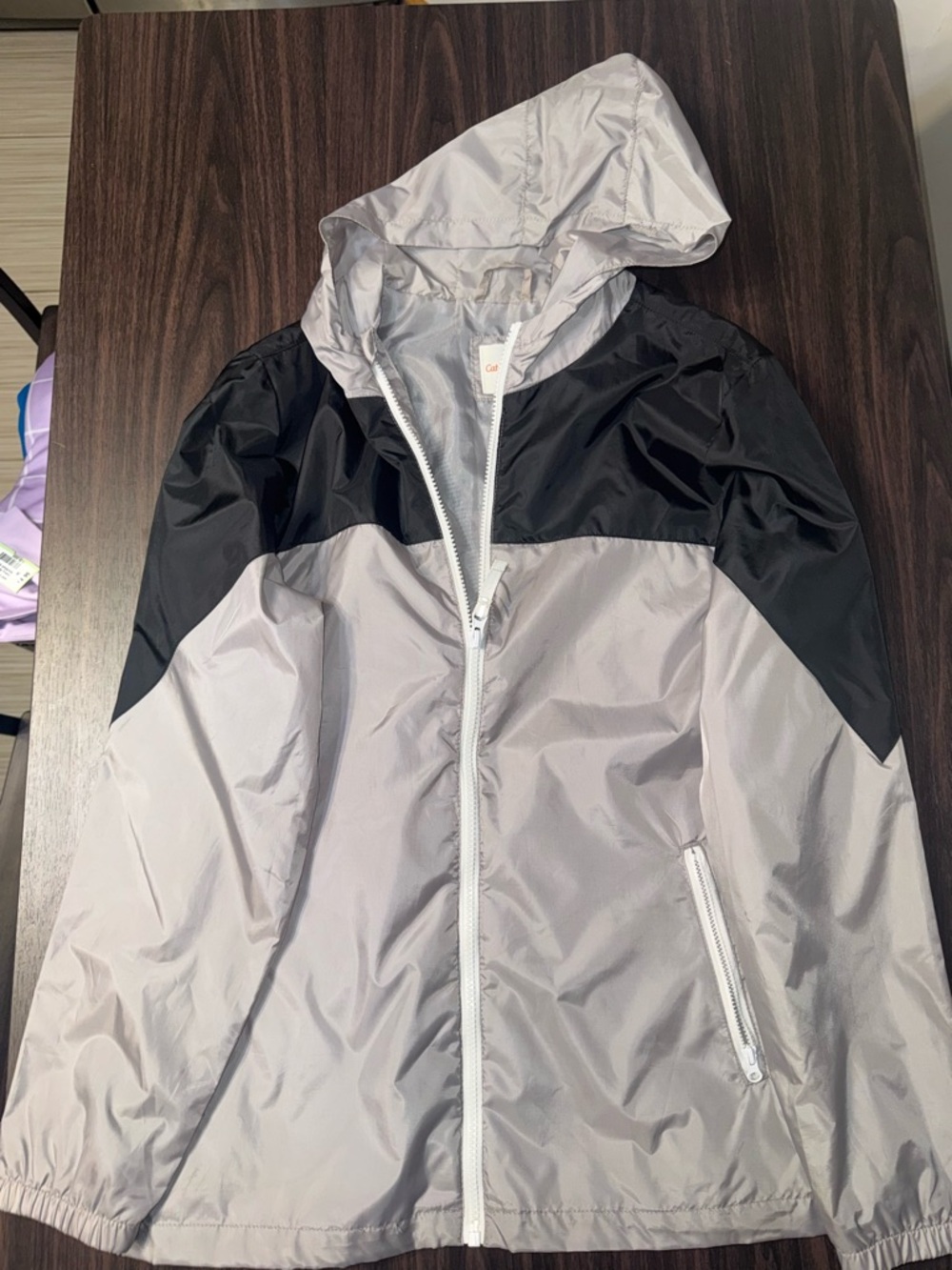 Cat & Jack Silver Gray Lightweight Jacket